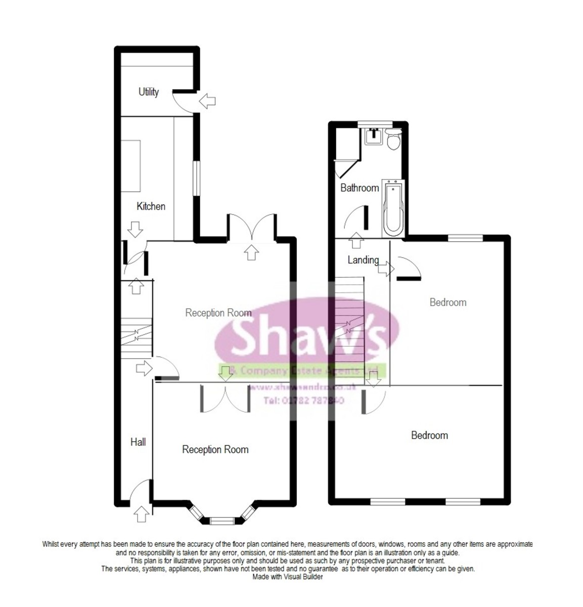 Floorplans For Kidsgrove Road, Goldenhill, Stoke On Trent