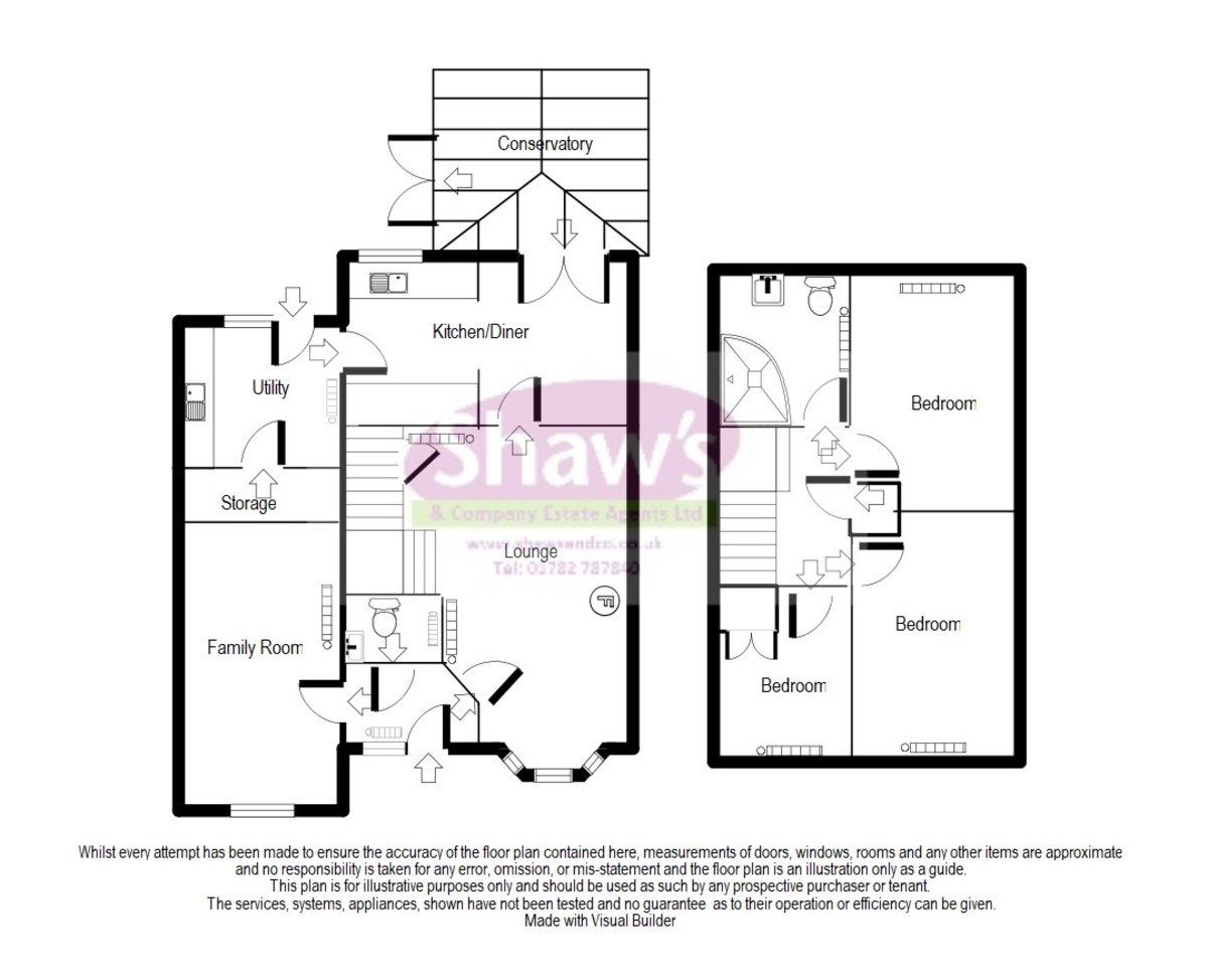 Floorplans For Winghay Road, Kidsgrove