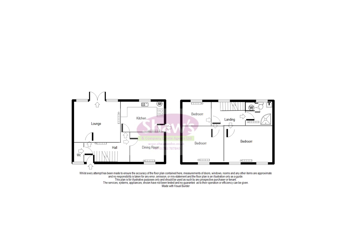 Floorplans For Woodhall Road, Kidsgrove, Stoke-on-Trent