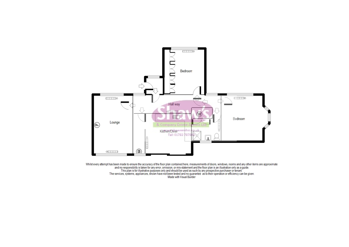 Floorplans For Brereton Place , Tunstall, Stoke-on-Trent