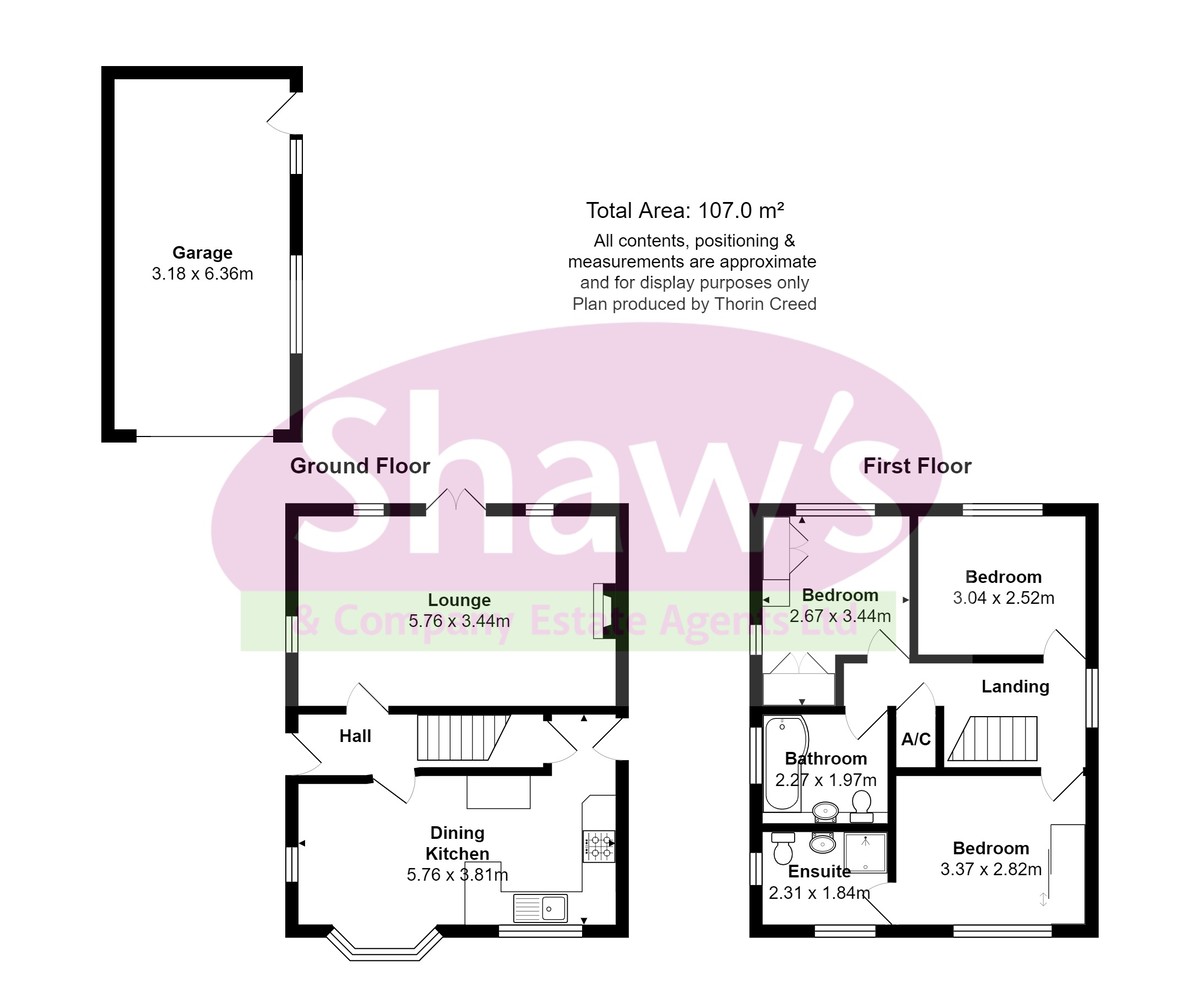 Floorplans For Willowcroft Way, Harriseahead, Stoke-on-Trent