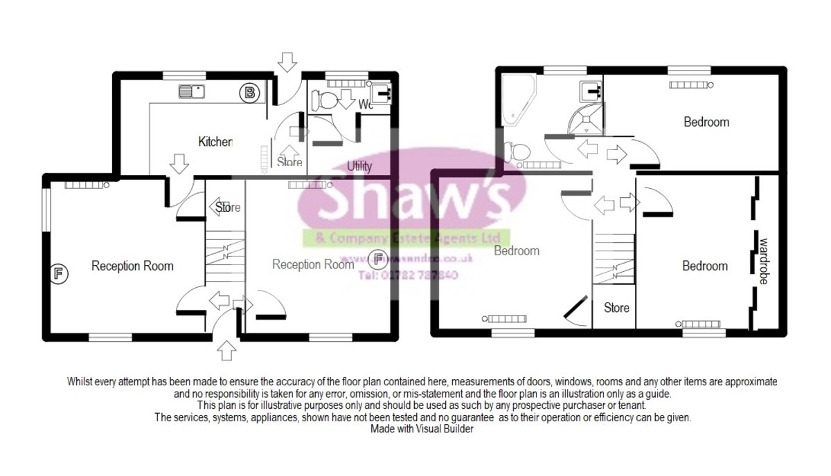 Floorplans For Congleton Road, Talke, Stoke-on-Trent