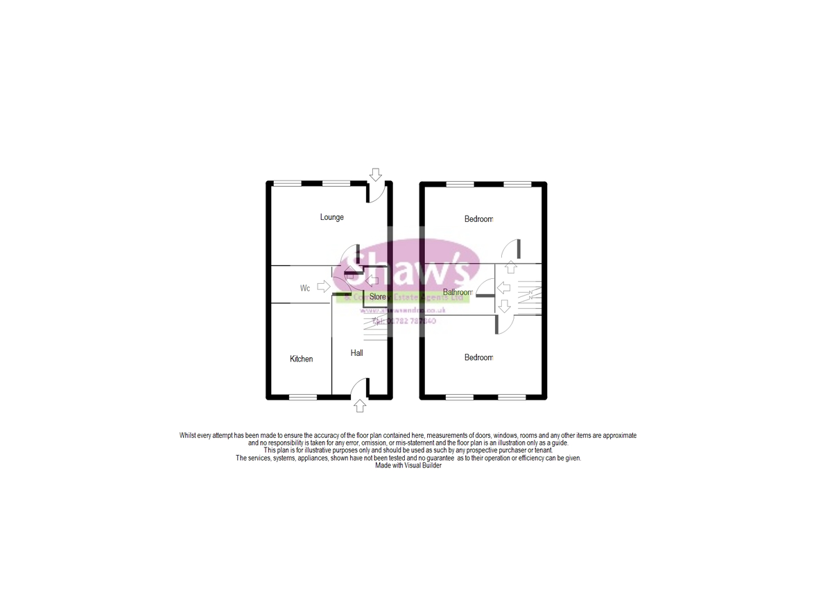 Floorplans For Supreme Street, Stoke-on-Trent