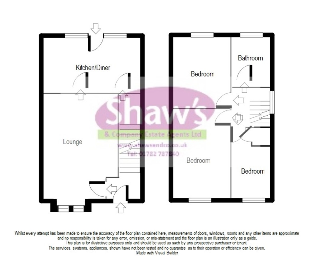 Floorplans For Diana Road, Birches Head, Stoke-on-Trent