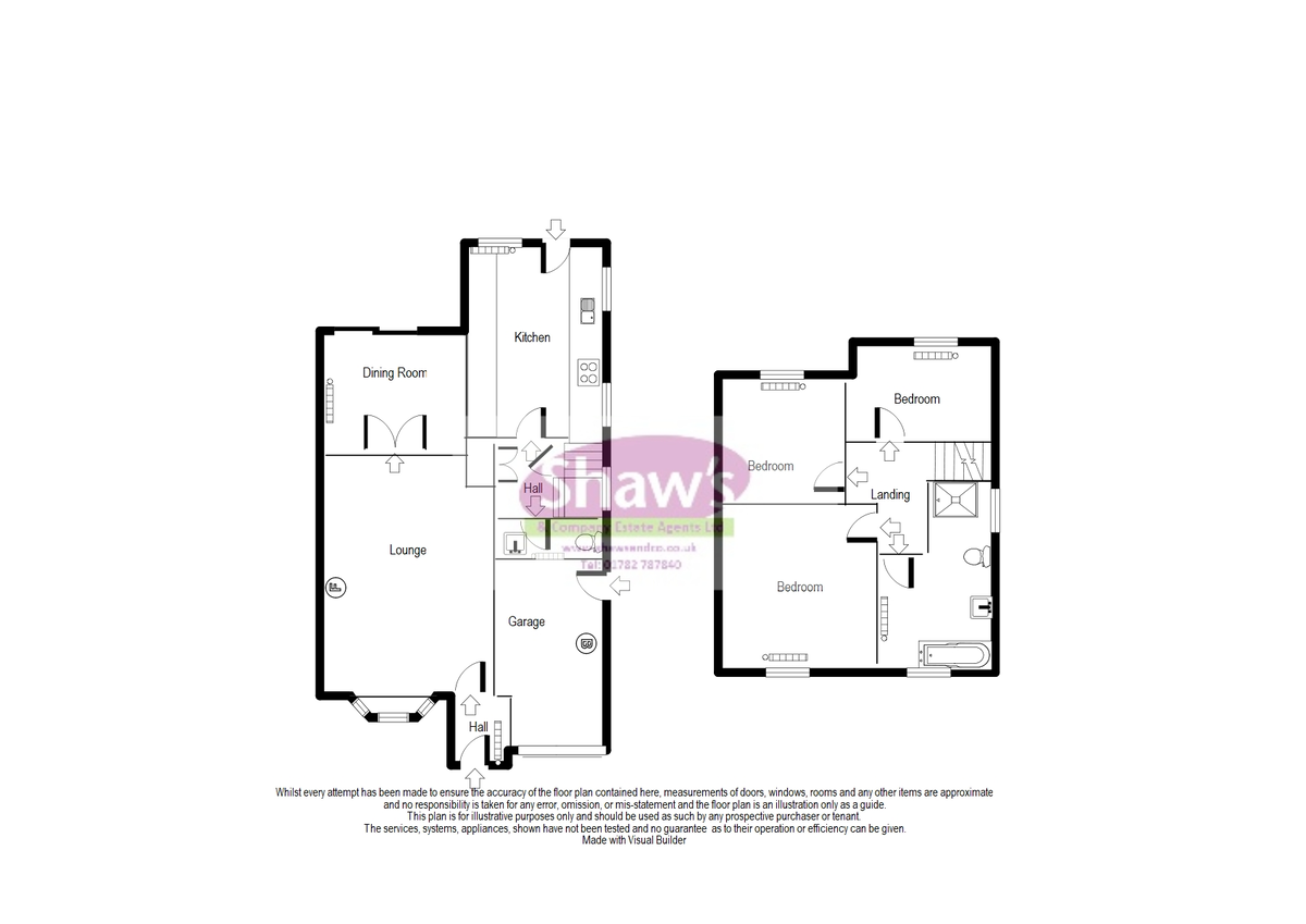 Floorplans For Beech Drive, Kidsgrove, Stoke-on-Trent