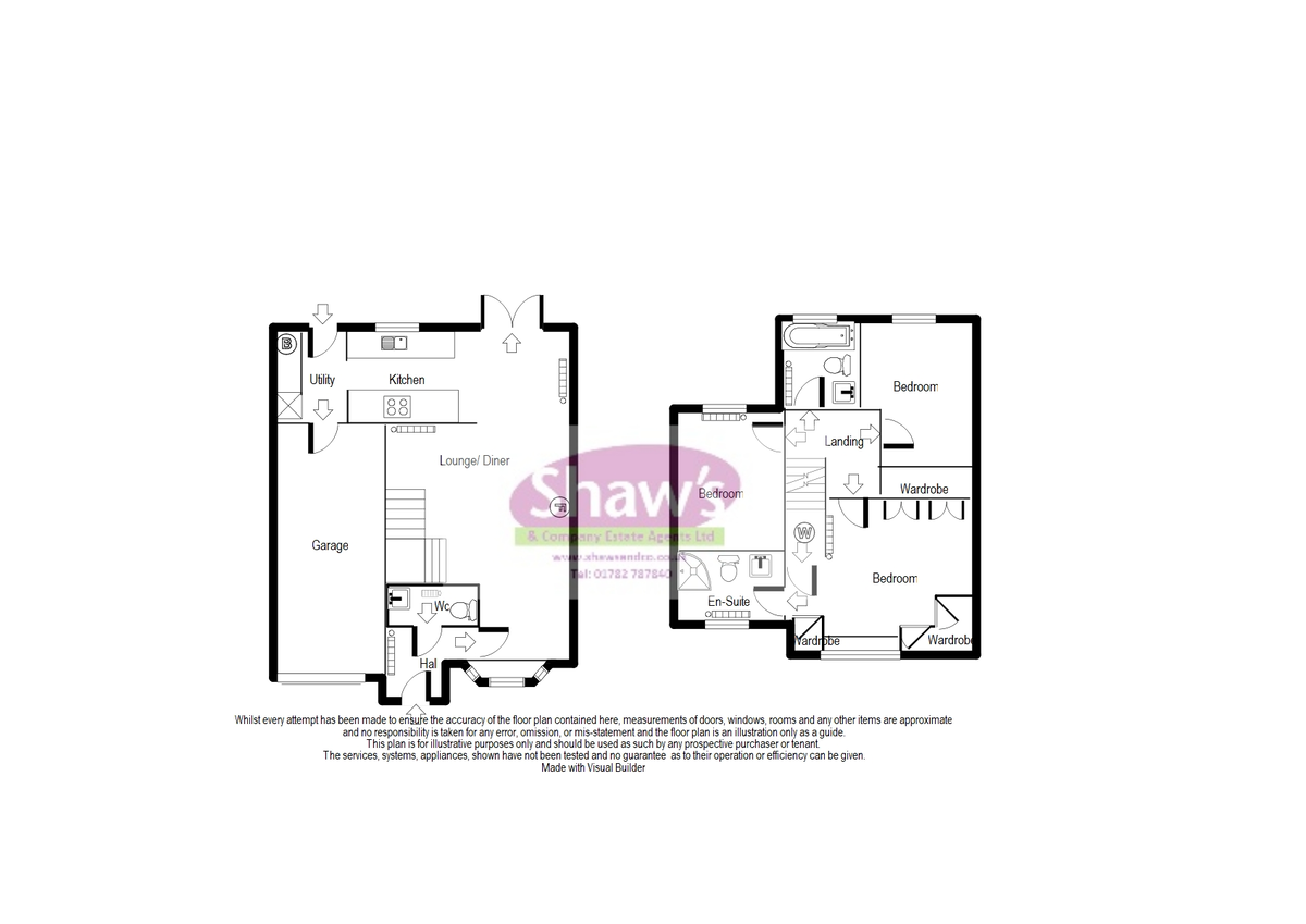 Floorplans For Mossfield Crescent, Kidsgrove, Stoke-on-Trent