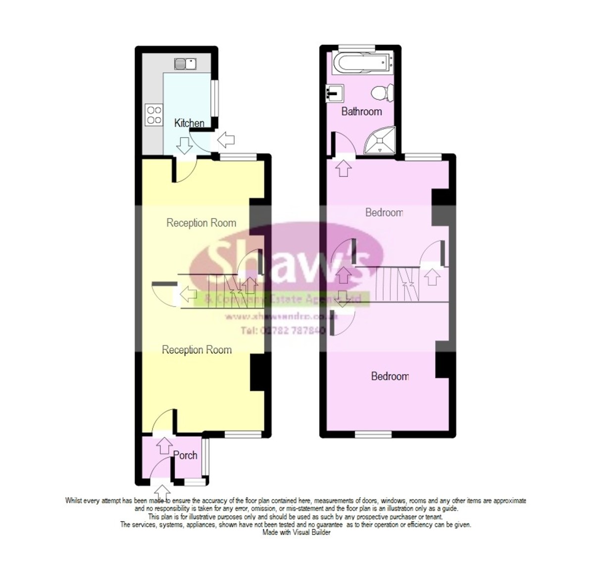 Floorplans For Audley Road, Talke Pits, Stoke-on-Trent