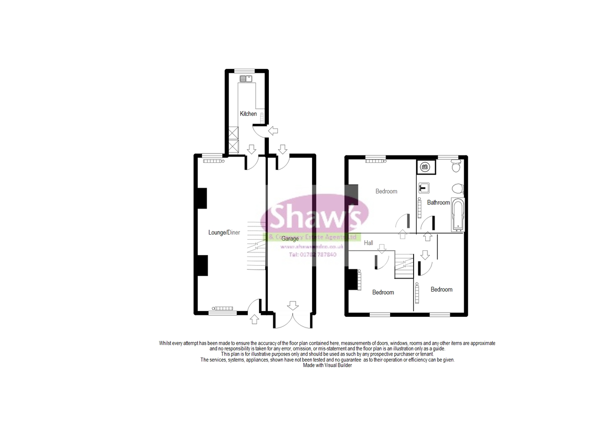 Floorplans For Woodshutts Street, Stoke On Trent