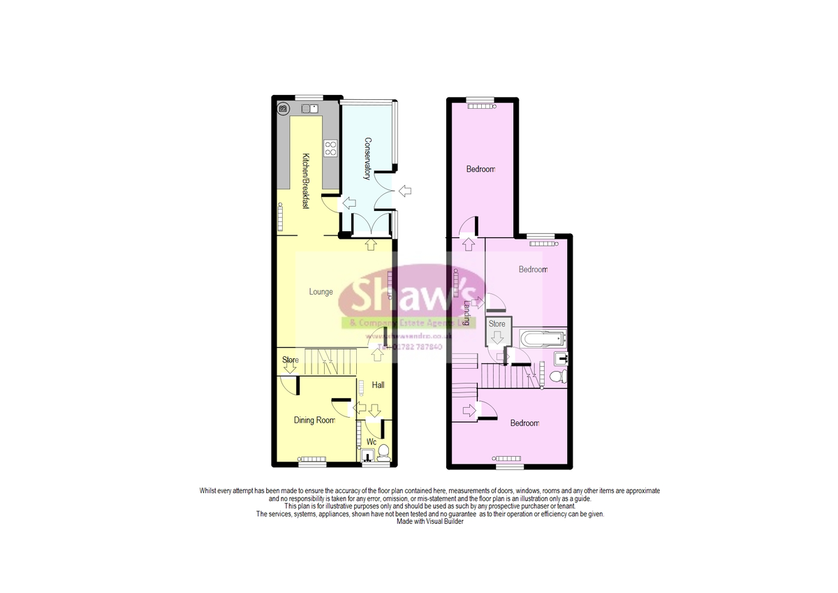 Floorplans For Chapel Street, Talke, Stoke-on-Trent