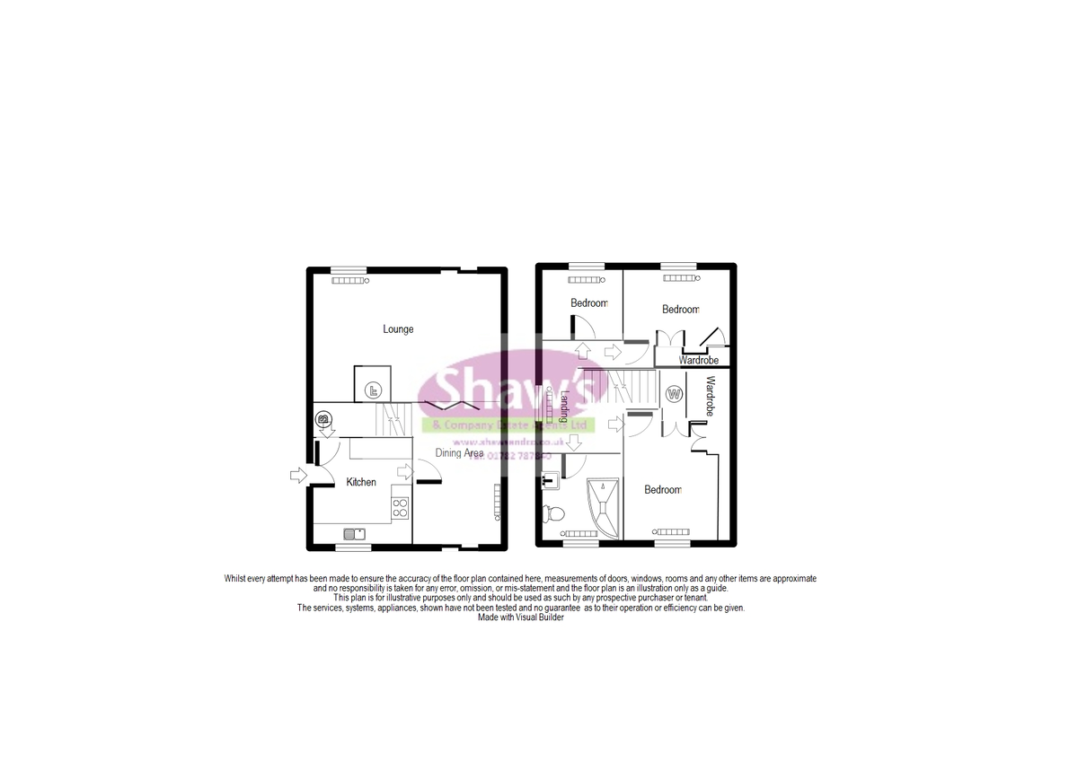 Floorplans For Mount Road, Kidsgrove, Stoke-on-Trent