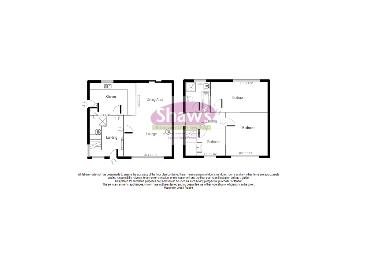 Floorplans For Gloucester Road, Kidsgrove, Stoke-on-Trent