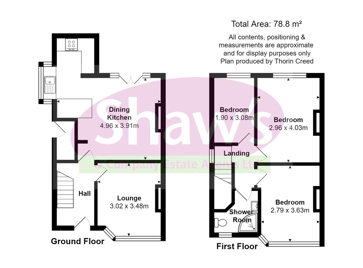 Floorplans For Oldcott Crescent, Kidsgrove, Stoke-on-Trent