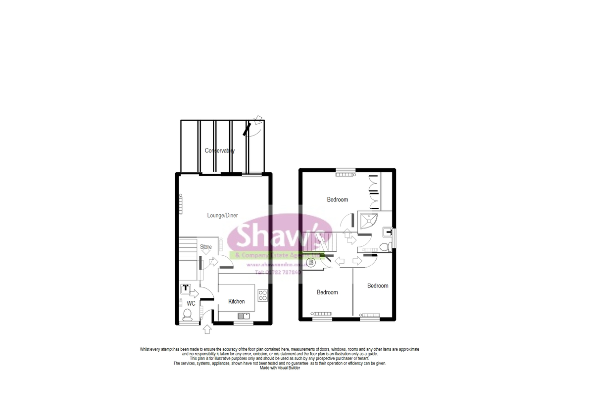 Floorplans For Merlin Way, Kidsgrove, Stoke-on-Trent