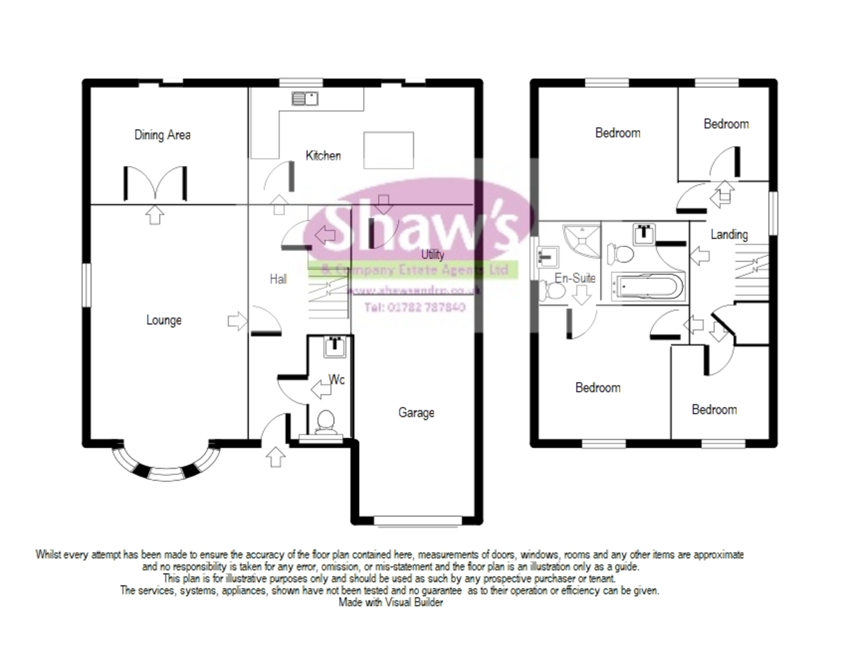 Floorplans For Larkfields, Kidsgrove, Stoke-on-Trent