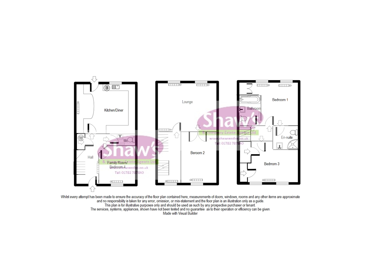 Floorplans For Moorhen Way, Packmoor, Stoke-on-Trent