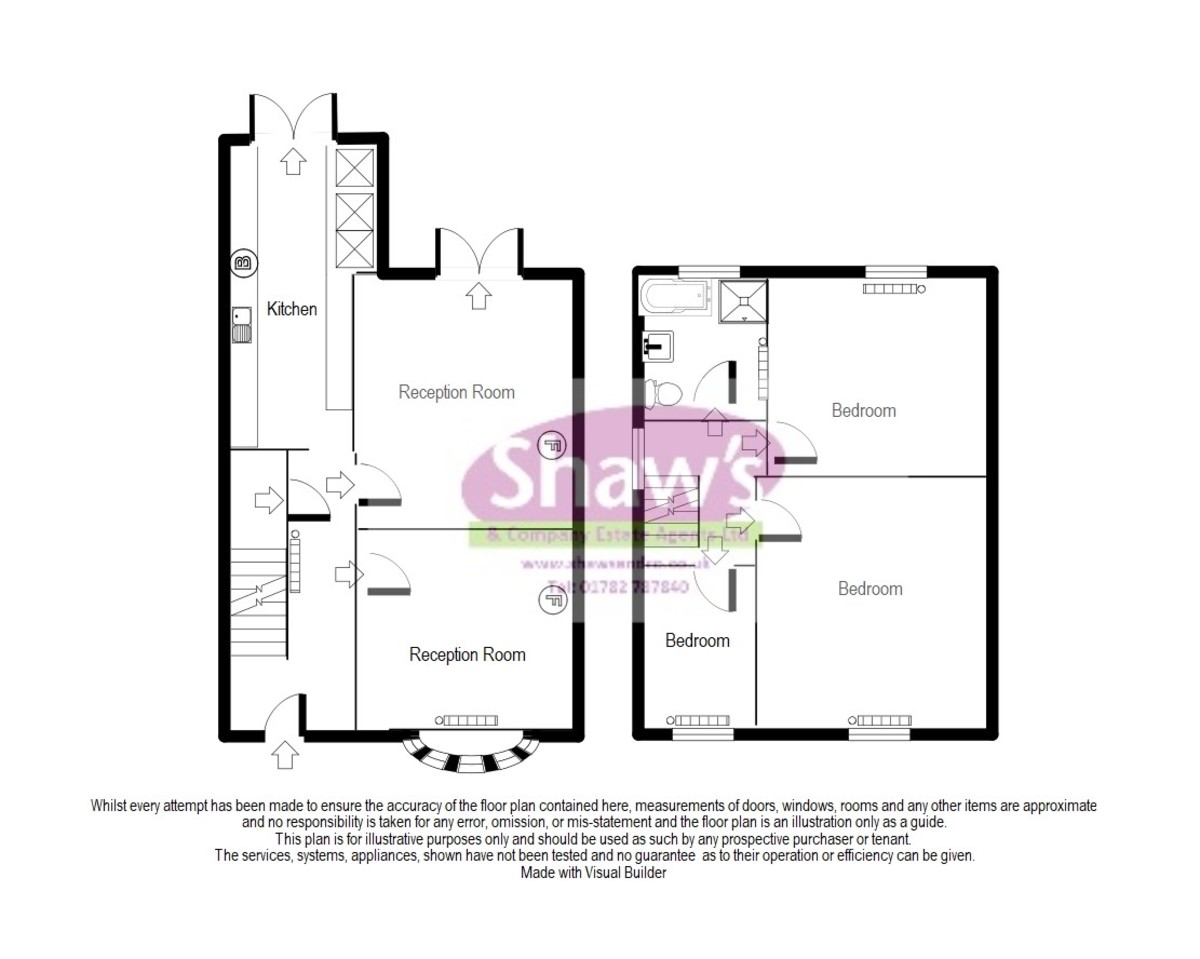 Floorplans For Kingsley Road, Talke Pits, Stoke-on-Trent