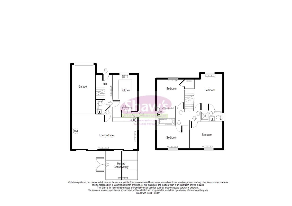 Floorplans For Hillside Close, Mow Cop, Stoke-on-Trent