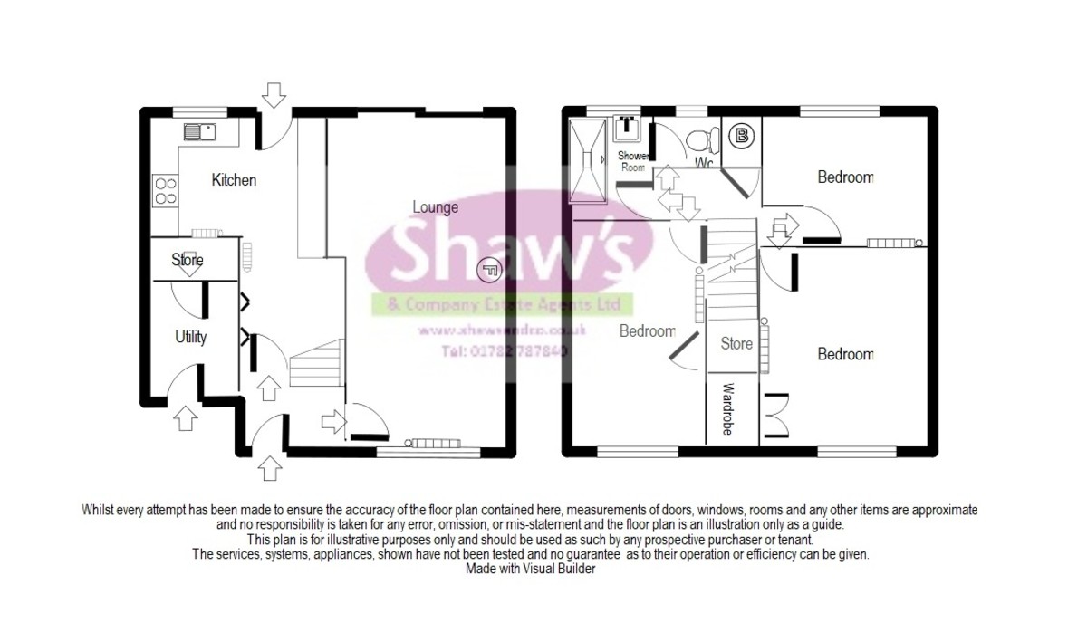 Floorplans For Gainsborough Road, Chesterton, Newcastle