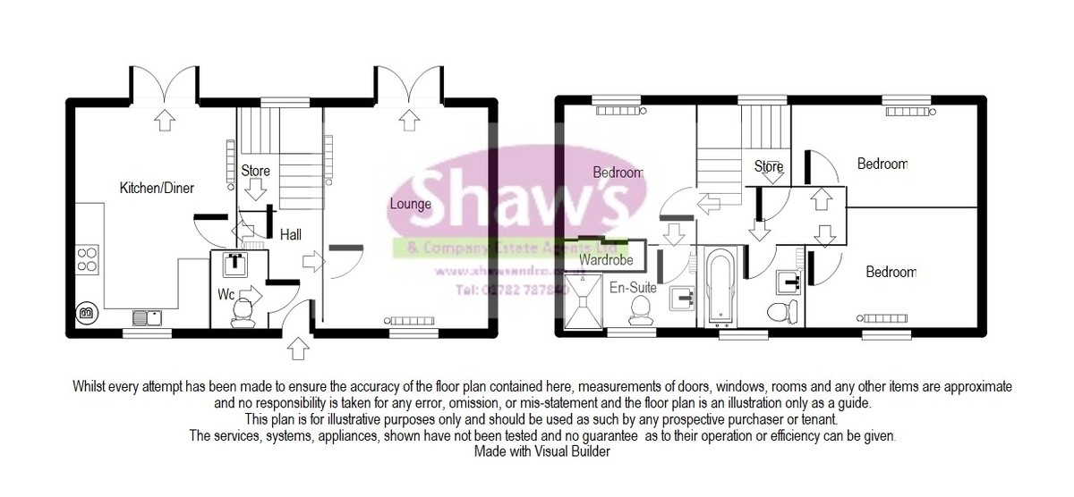 Floorplans For Sandiacre Avenue, Brindley Village, Stoke-on-Trent