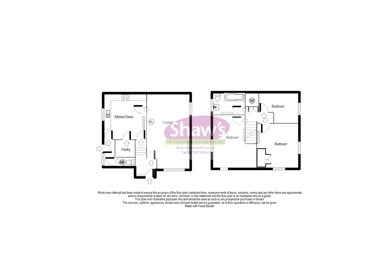 Floorplans For Chetwynd Street, Smallthorne, Stoke on Trent