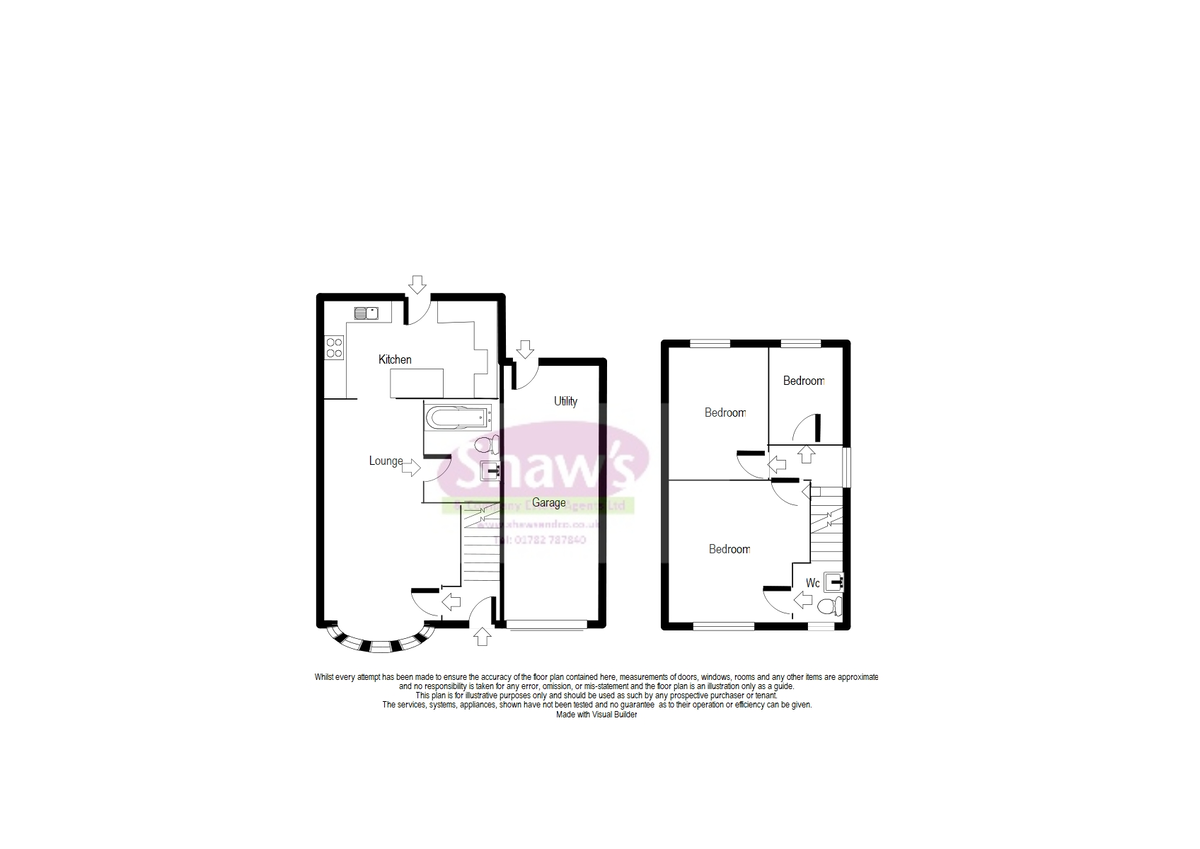 Floorplans For Southborough Crescent, Bradeley, Stoke-on-Trent