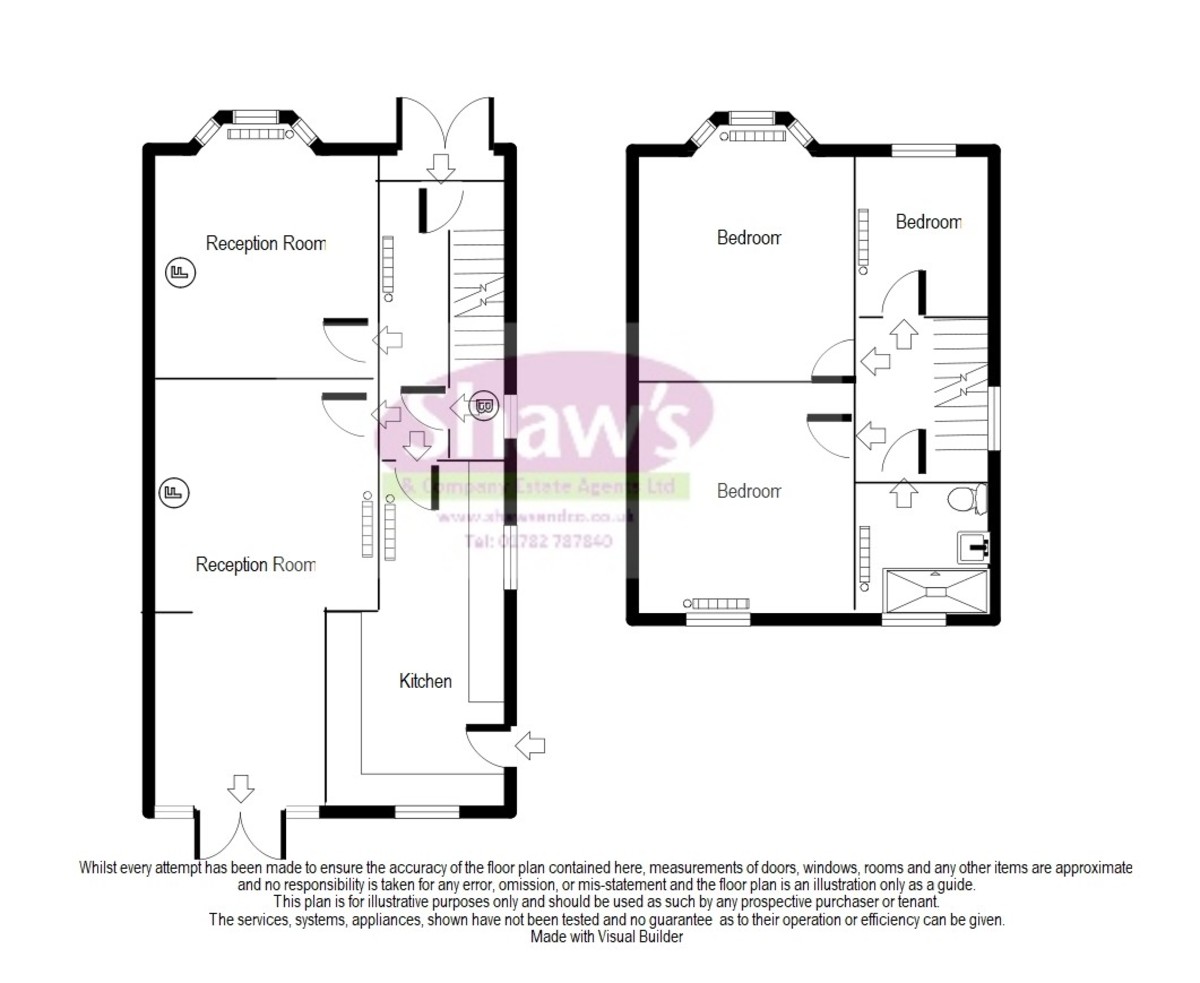 Floorplans For Old Butt Lane, Talke, Stoke-on-Trent